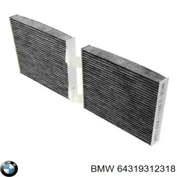 Фільтр повітряний обігрівача BMW 64319312318 ціна, від 101.74 USD