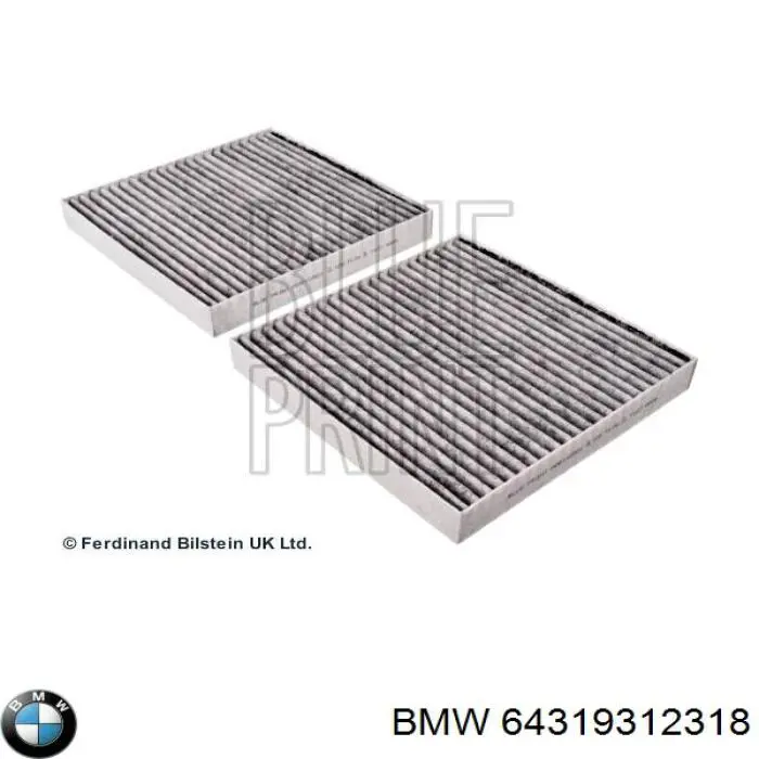 Купити 64319312318 BMW Фільтр салону вугільний