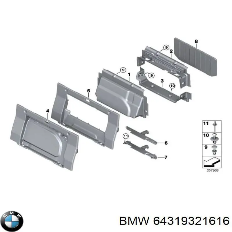 64319321616 BMW 