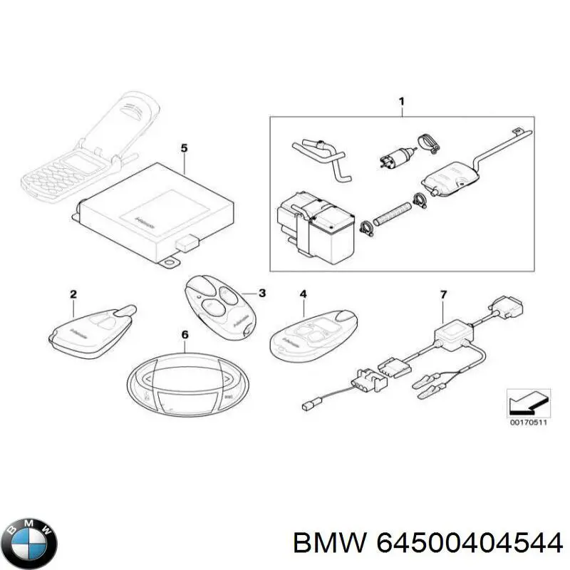 64500417596 BMW 