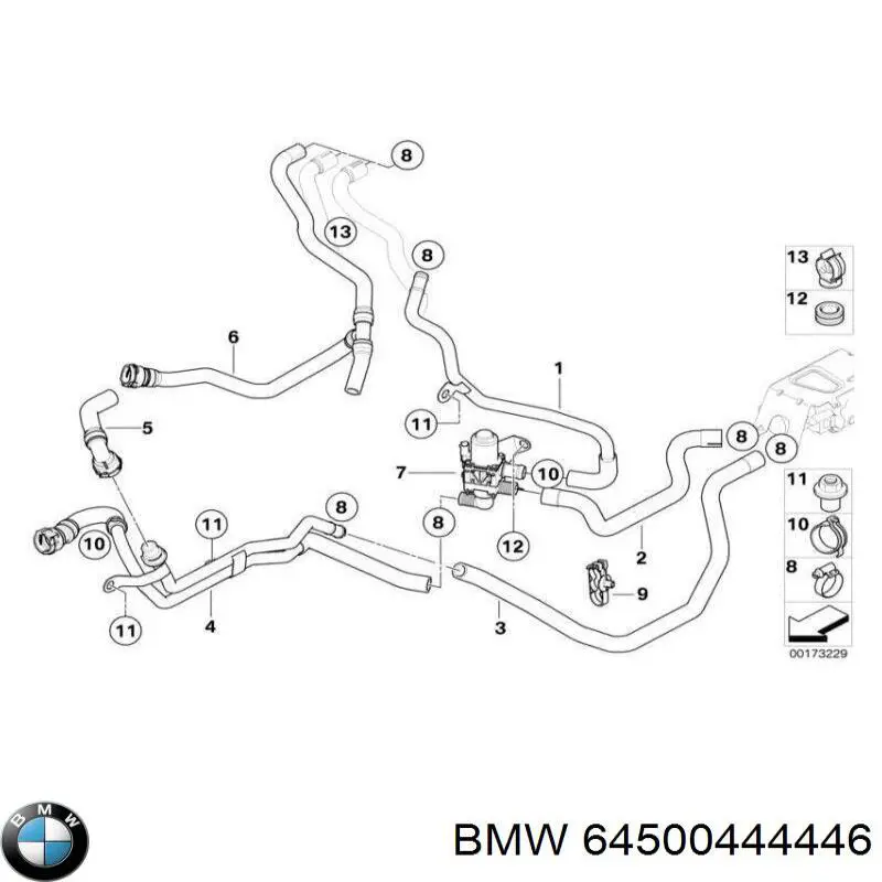  BMW 64500444446 ціна, від 2112.63 USD
