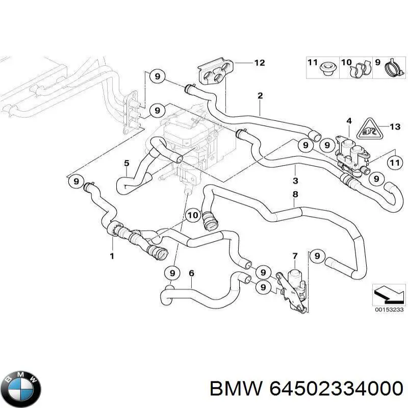 Купити 64502334000 BMW 