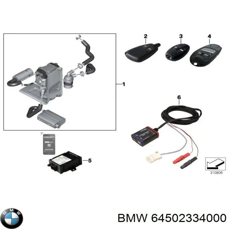 64502334000 BMW 