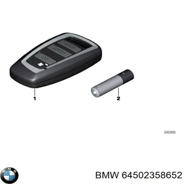  64502358652 BMW