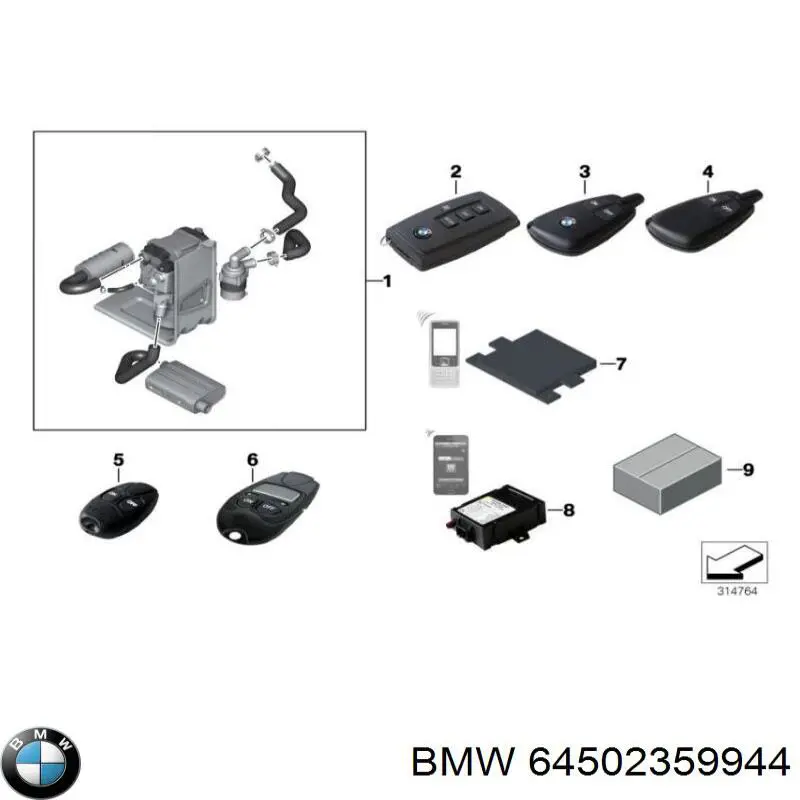 64502359944 BMW 