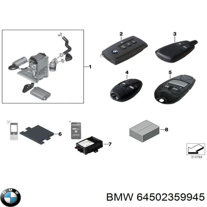 64502359945 BMW 
