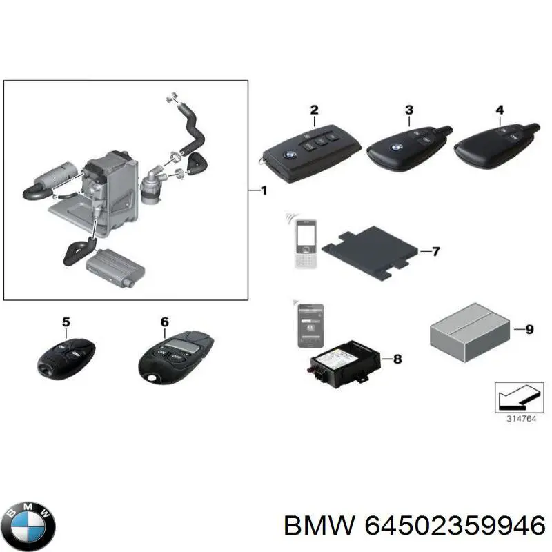 64502359946 BMW 