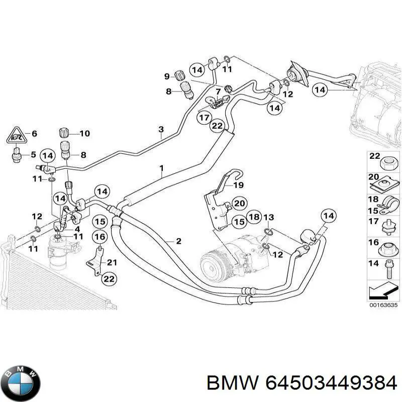 Купити 64503449384 BMW 
