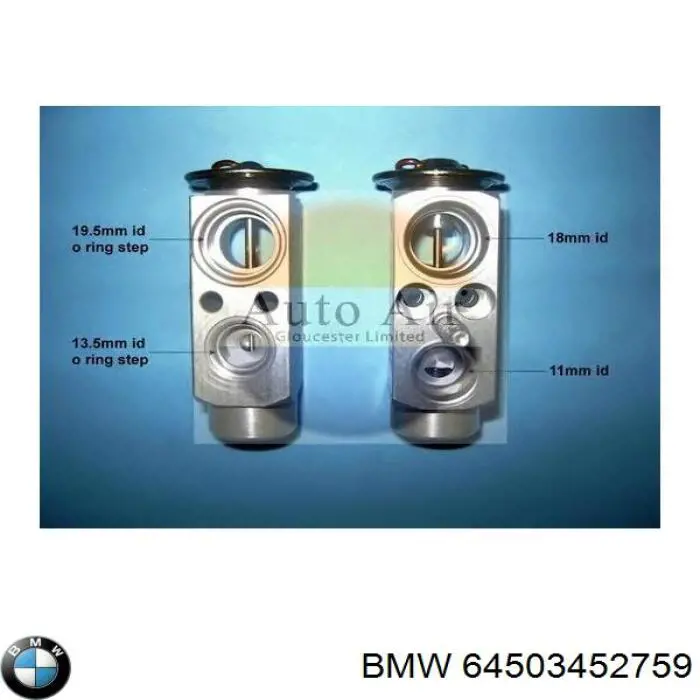 64503452759 BMW клапан trv, кондиціонера