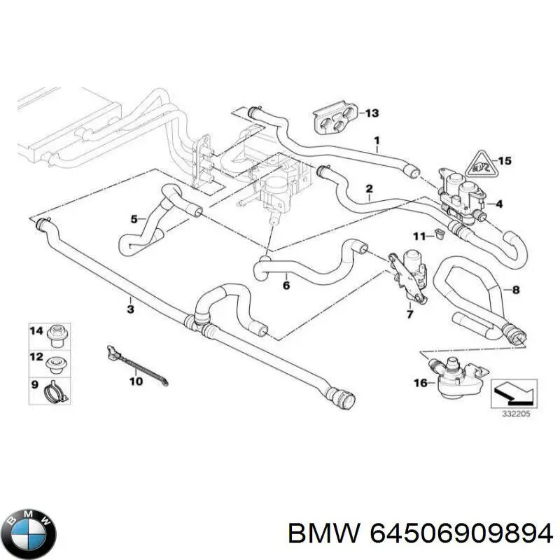 64506909894 BMW 
