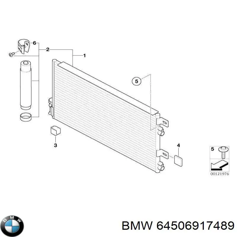 Ресивер-осушувач кондиціонера BMW 64506917489 ціна, від 24.51 USD