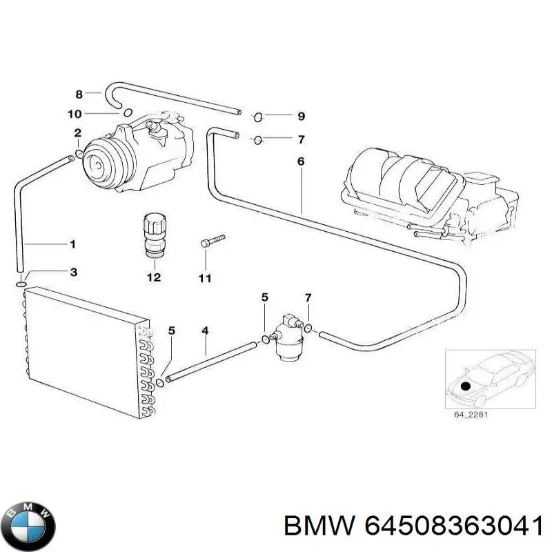 Кільце приймальні труби глушника ущільнювача BMW 64508363041 ціна, від 3.30 USD