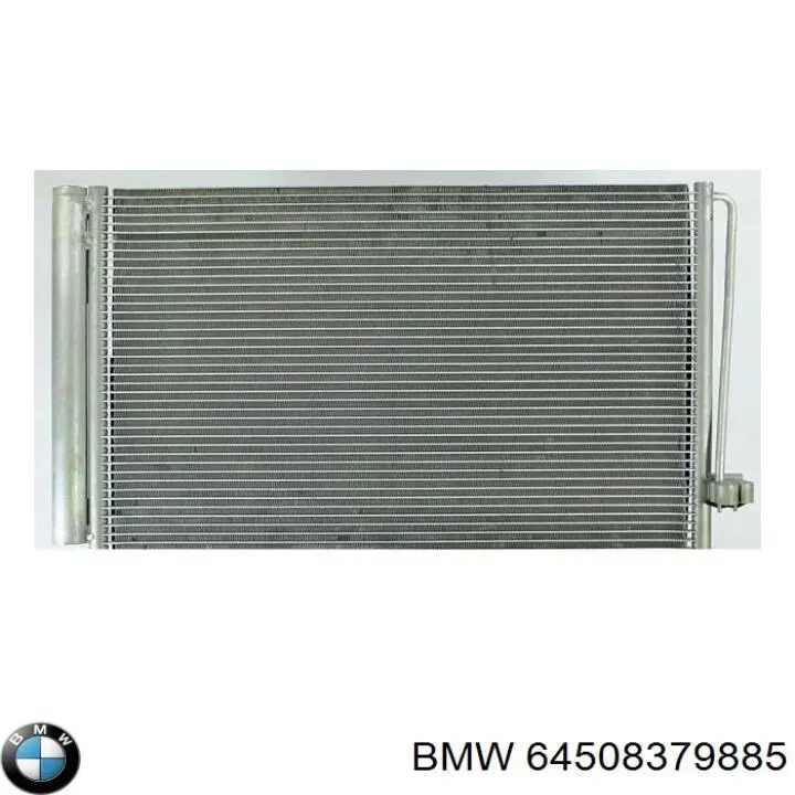 64508379885 BMW радіатор кондиціонера