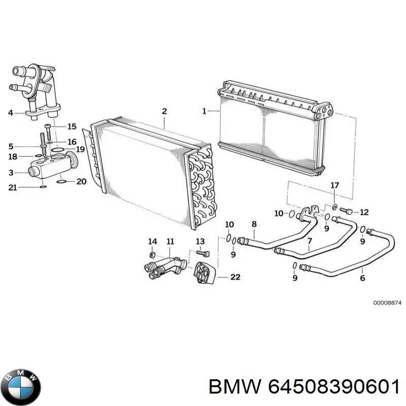 64501363572 BMW кільце ущільнювальне трубки кондиціонера