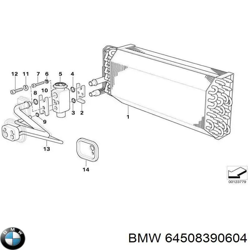 Кільце приймальної труби глушника 64508390604 BMW