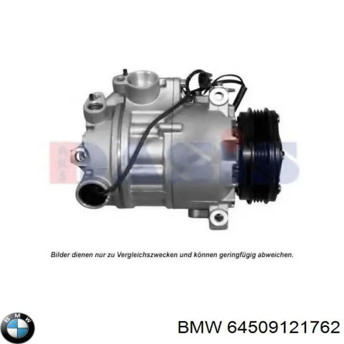 Компресор системи кондиціювання BMW 64509121762 ціна, від 139.33 USD