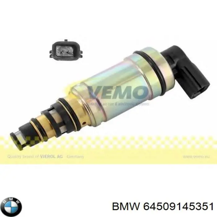 Компресор кондиціонера 64509145351 BMW