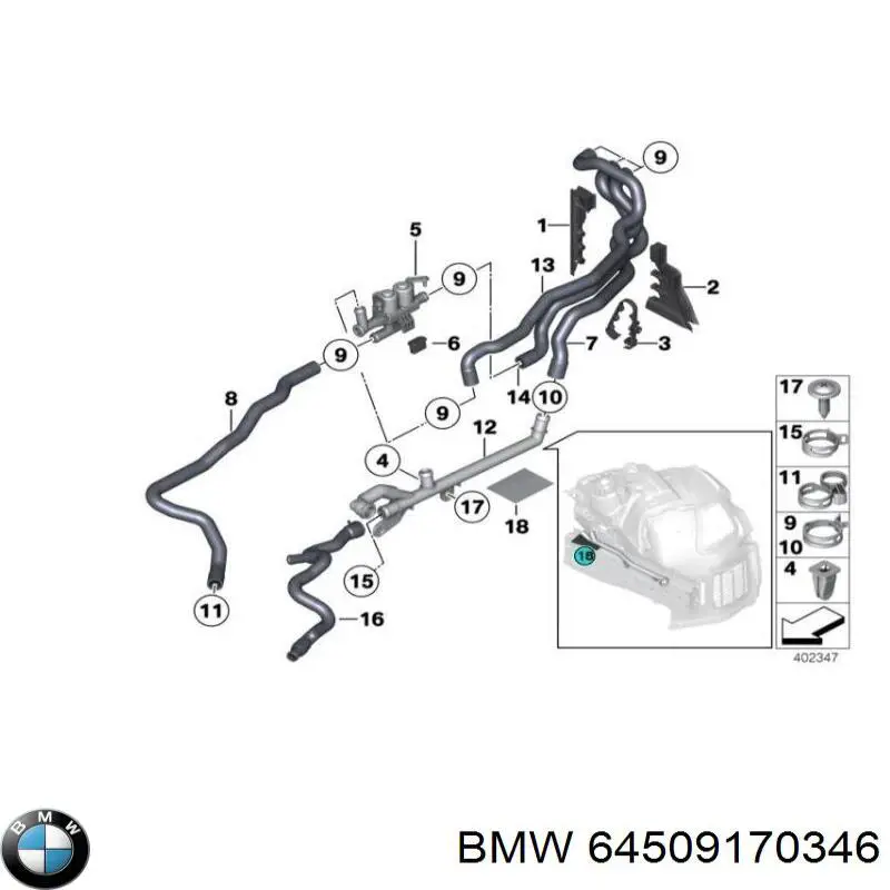 64509170346 BMW 