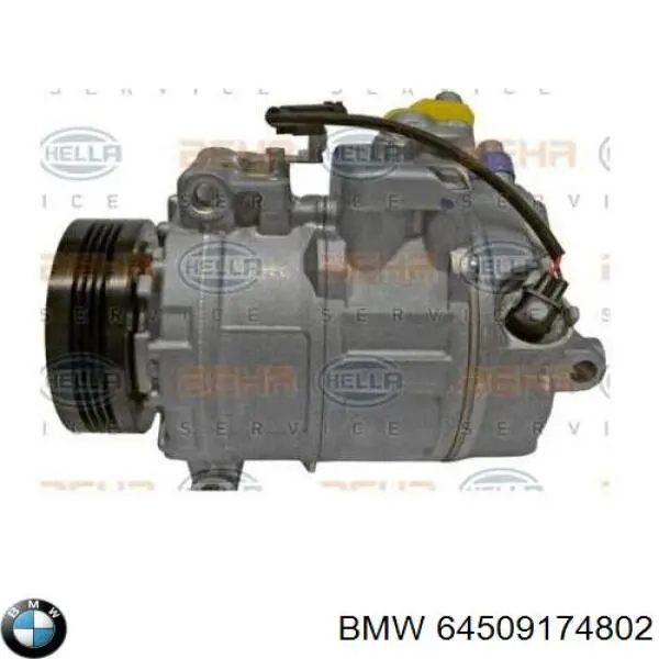 Компресор кондиціонера 64509174802 BMW