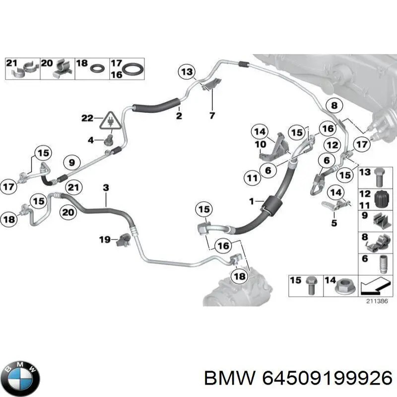  BMW 64509199926 ціна, від 12.67 USD