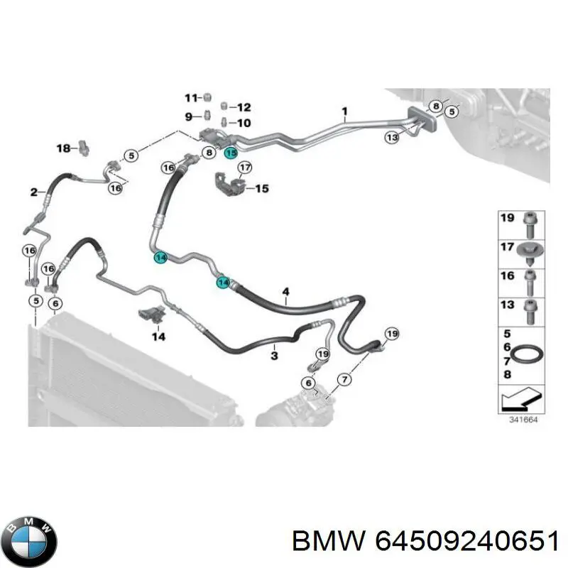  BMW 64509240651 ціна, від 6.33 USD