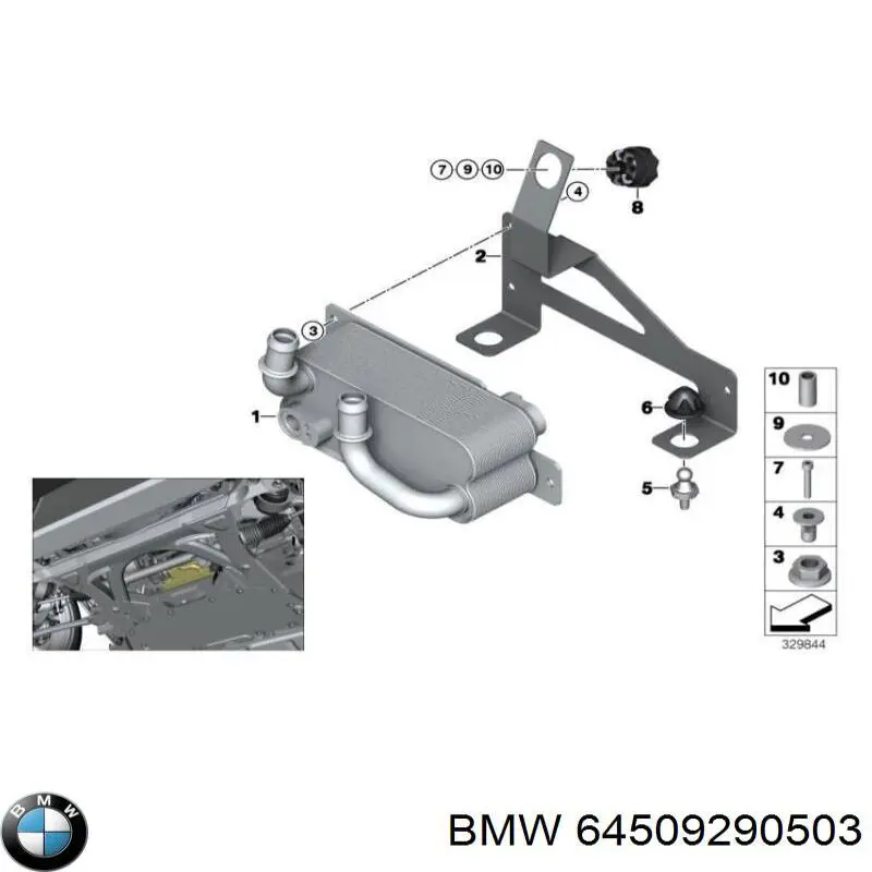 BMW 64509290503 ціна, від 69.70 USD