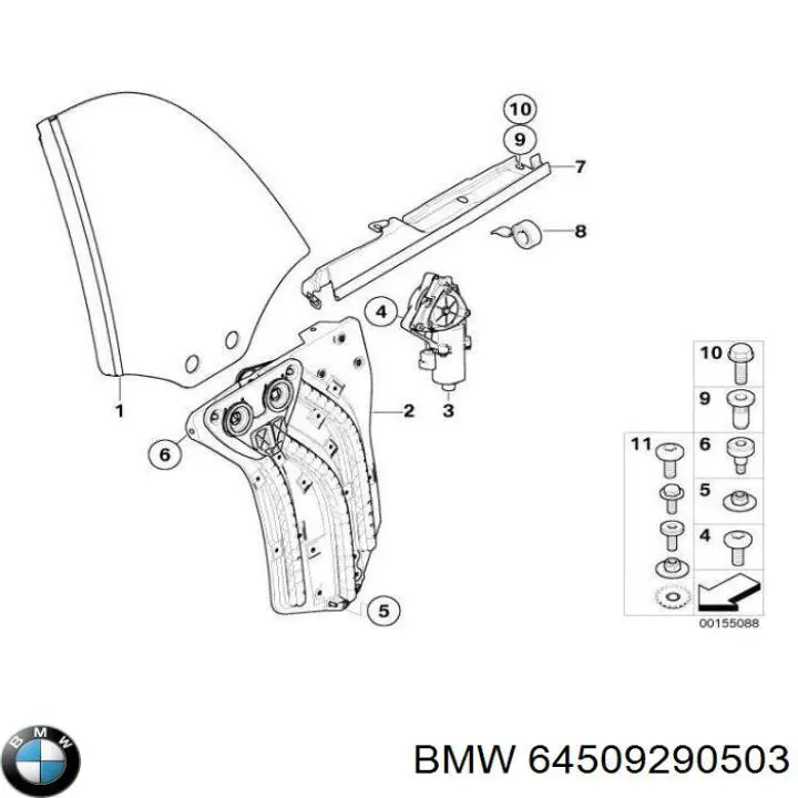 Купити 64509290503 BMW 