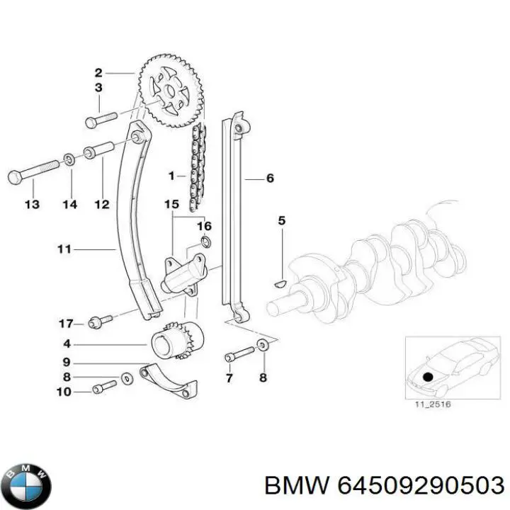 64509290503 BMW 