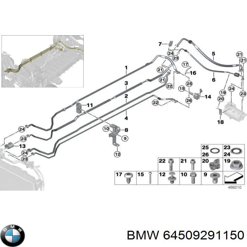 64509291150 BMW 
