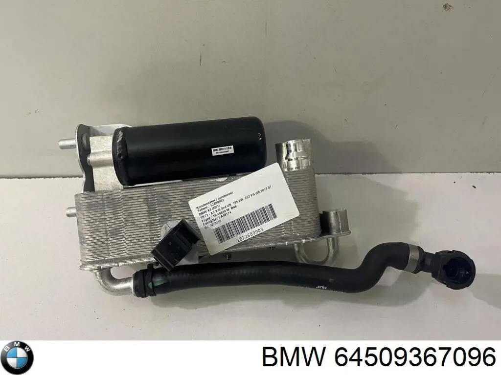 Конденсатор кондиціонера BMW 64509367096 ціна, від 253.32 USD
