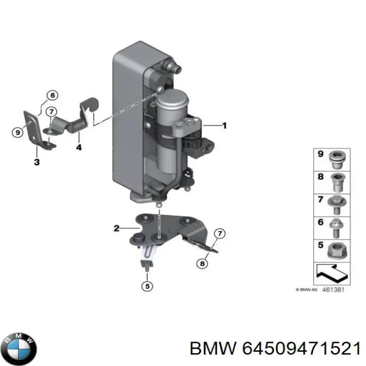  64509471521 BMW