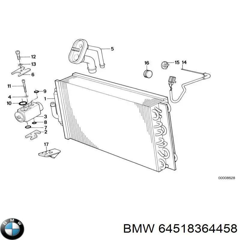 BMW 64518364458 ціна, від 11.25 USD