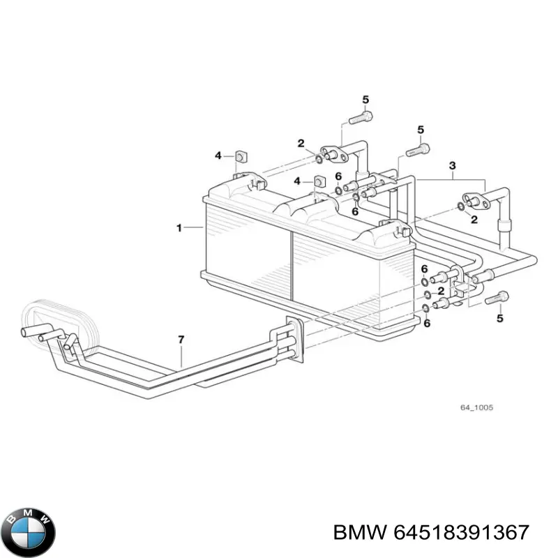  BMW 64518391367 ціна, від 184.71 USD