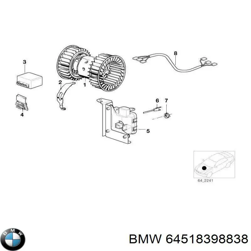 64518398838 BMW 