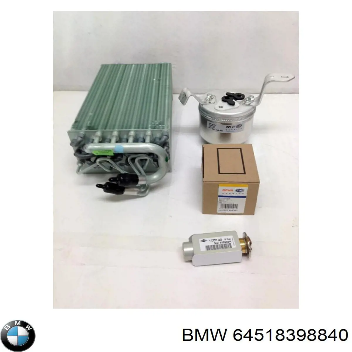 Випаровувач кондиціонера BMW 64518398840 ціна, від 841.60 USD
