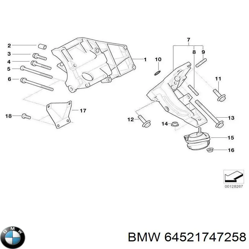 64521747258 BMW 