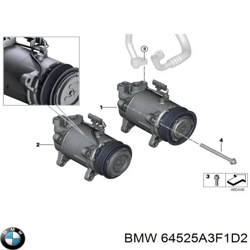  64525A3F1D2 BMW