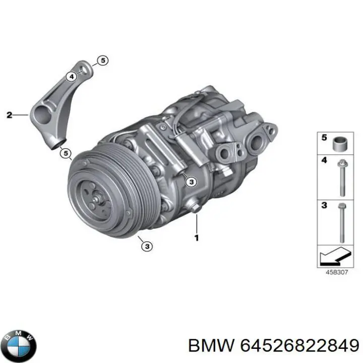 Компресор холодоагенту на BMW X6 (G06, F96)