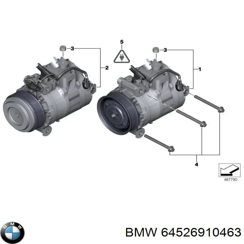 64526910463 BMW Клапан розширювальний
