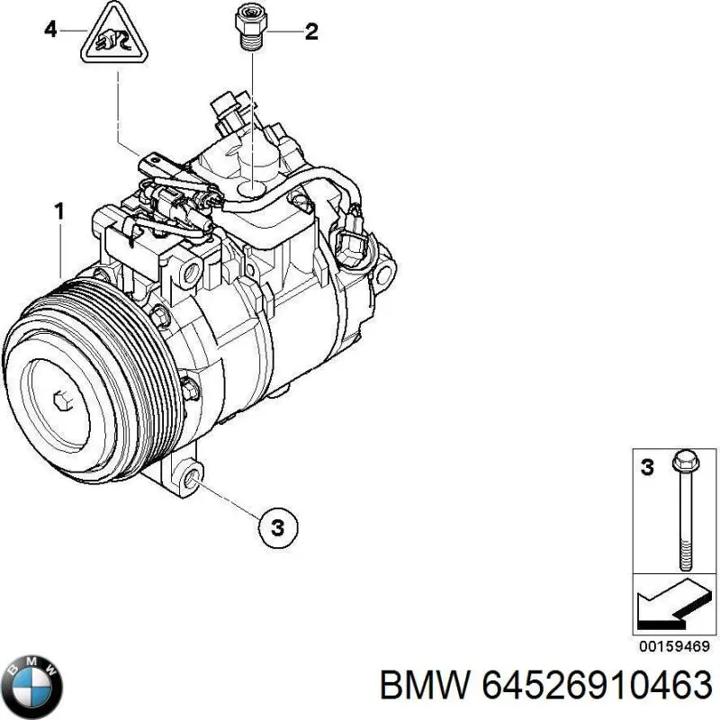 Купити 64526910463 BMW Клапан TRV, кондиціонера