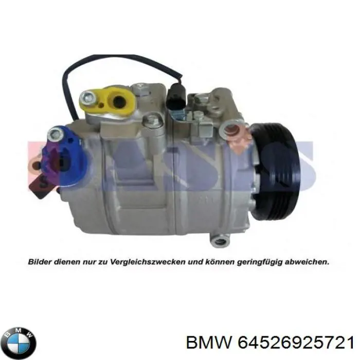 Компресор кондиціонера 64526925721 BMW