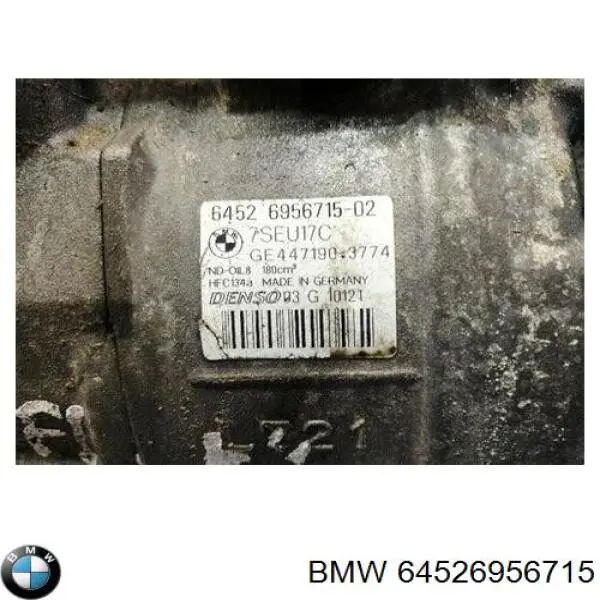 Компресор кондиціонера 64526956715 BMW