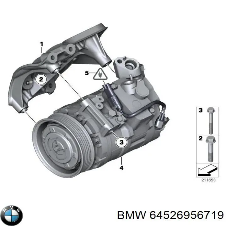 Купити 64526956719 BMW Компресор кліматичної установки