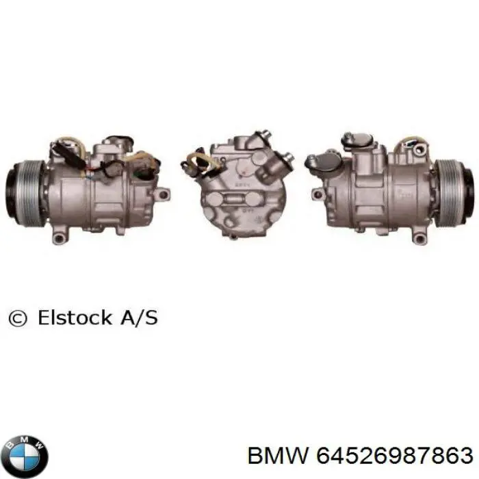 Компресор кондиціонера 64526987863 BMW