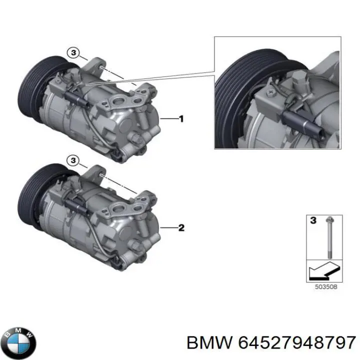 64527948797 BMW Компресор холодоагенту