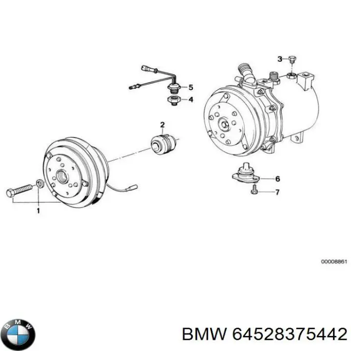 Датчик температури радіатора BMW 64528375442 ціна, від 105.39 USD