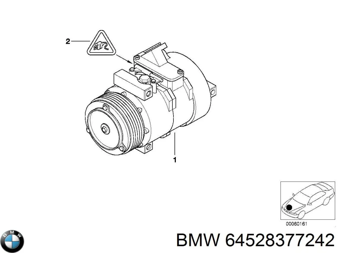 Купити 4472009791 BMW Компресор кліматичної установки