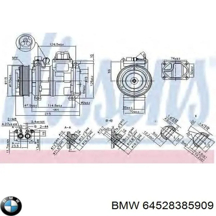 Купити KTT090522 Thermotec Компресор кліматичної установки