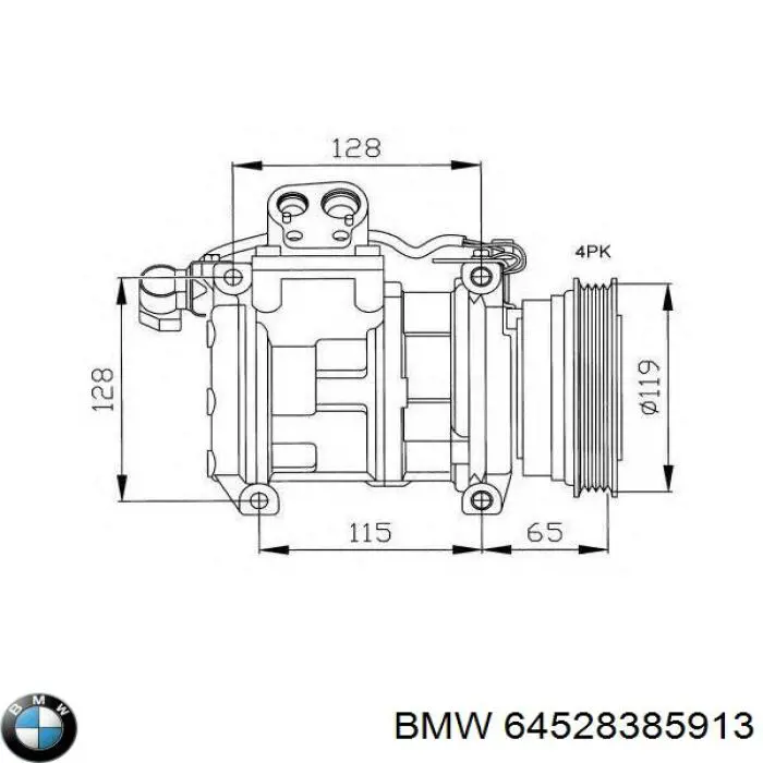 Купити 8385913 BMW Компресор кліматичної установки