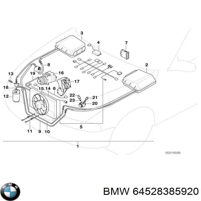 64528385920 BMW компресор кондиціонера